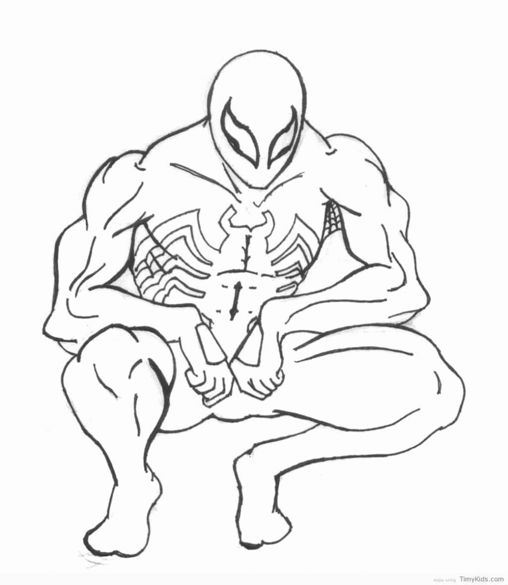 980 Spiderman Costume Coloring Pages For Free