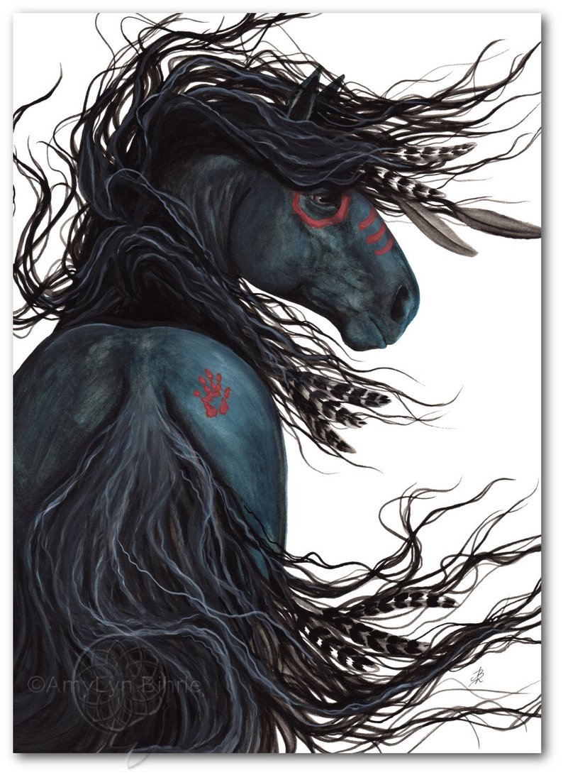 Black Stallion Drawing at PaintingValley.com | Explore collection of ...