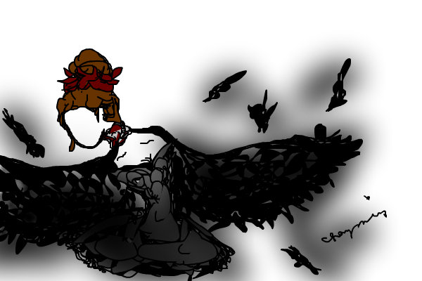 600x400 Black Swan An Anime Speedpaint Drawing - Black Swan Drawing