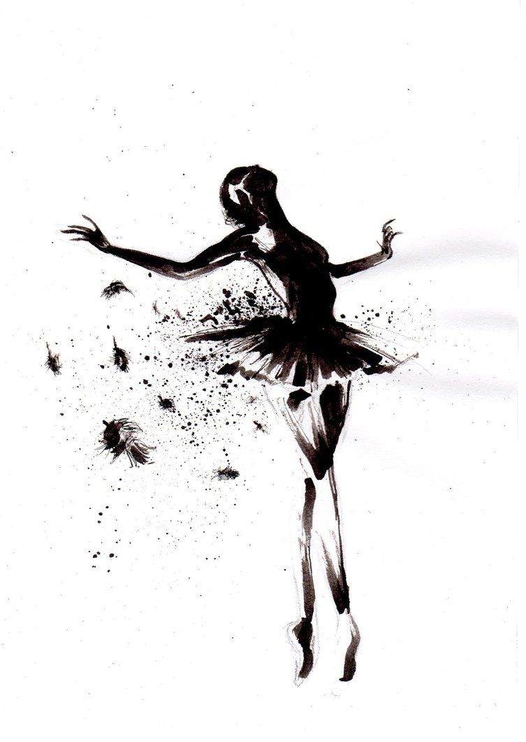 753x1061 Black Swan Painting Black Swan - Black Swan Drawing