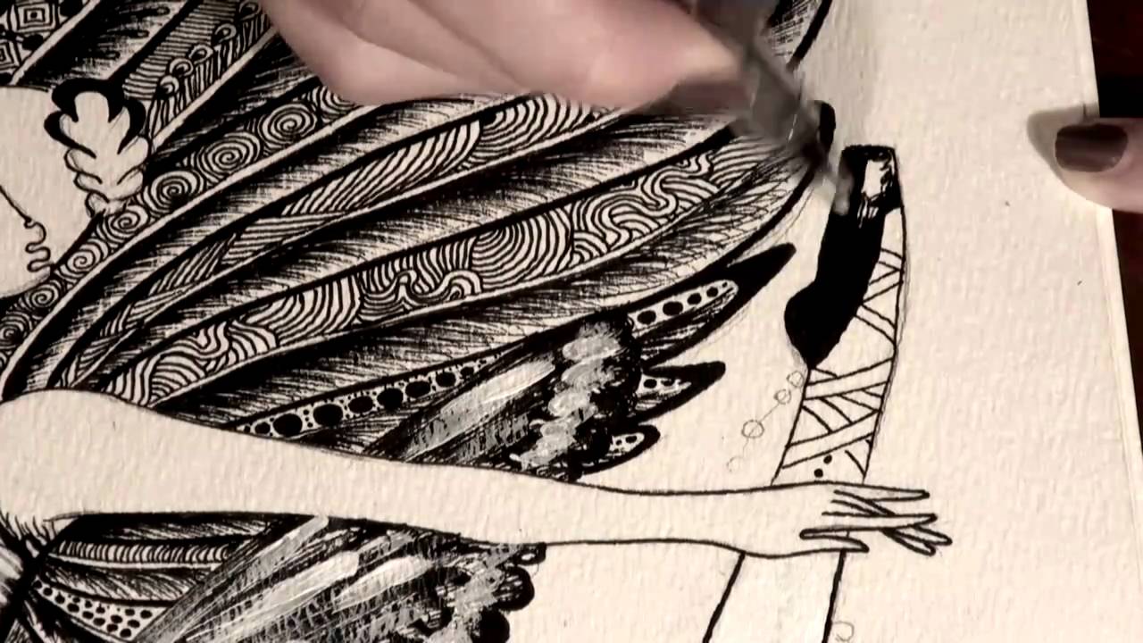 1280x720 Black Swan - Black Swan Drawing