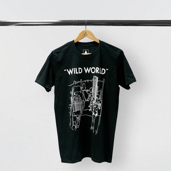 600x600 Wild World Men Black Ukampeu Tour Tee Bastille Uk - Black T Shirt Drawing