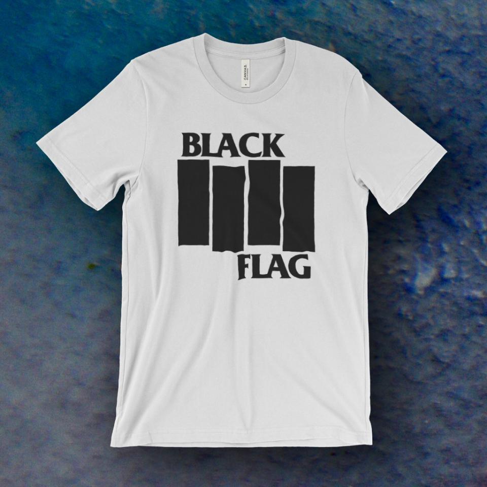 960x960 black flag screen printed t shirt draw the line apparel - Black T Shirt Drawing
