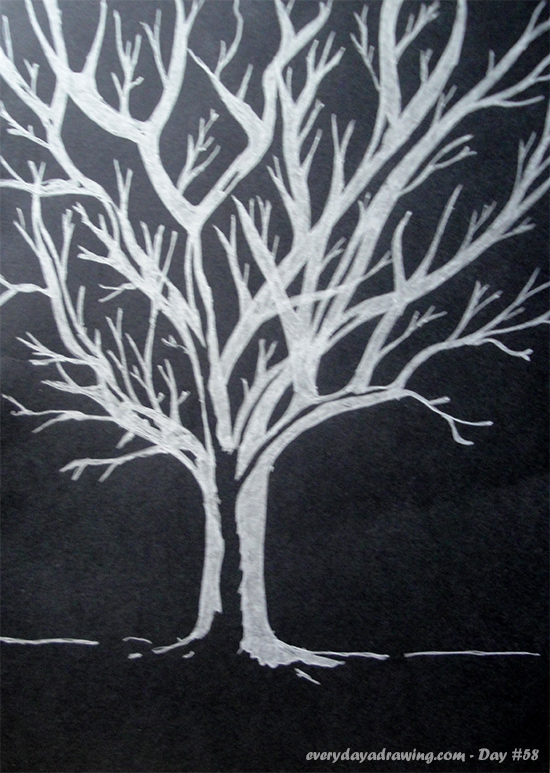 Black Tree Drawing at Explore collection of Black