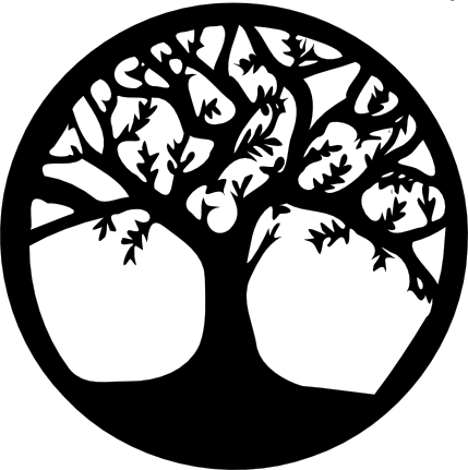 429x431 Black Tree Logo Black And White Tree Logos - Black Tree Drawing