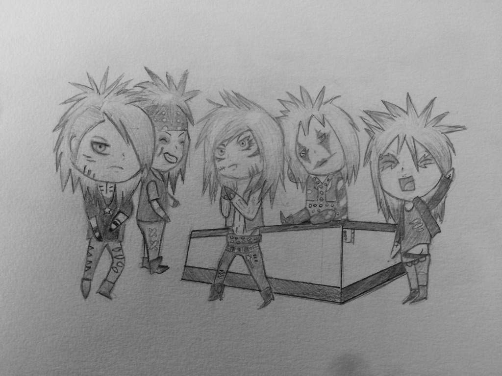 1024x768 black veil brides drawing pop punk amino - Black Veil Brides Drawings