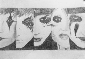361x250 black veil brides drawing - Black Veil Brides Drawings