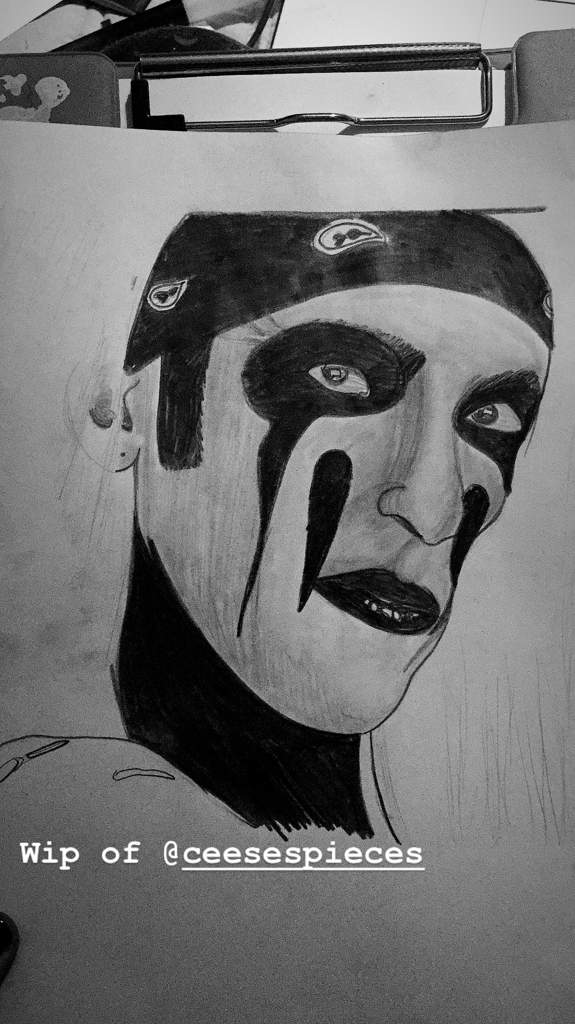 575x1024 drawing of cc from black veil brides - Black Veil Brides Drawings