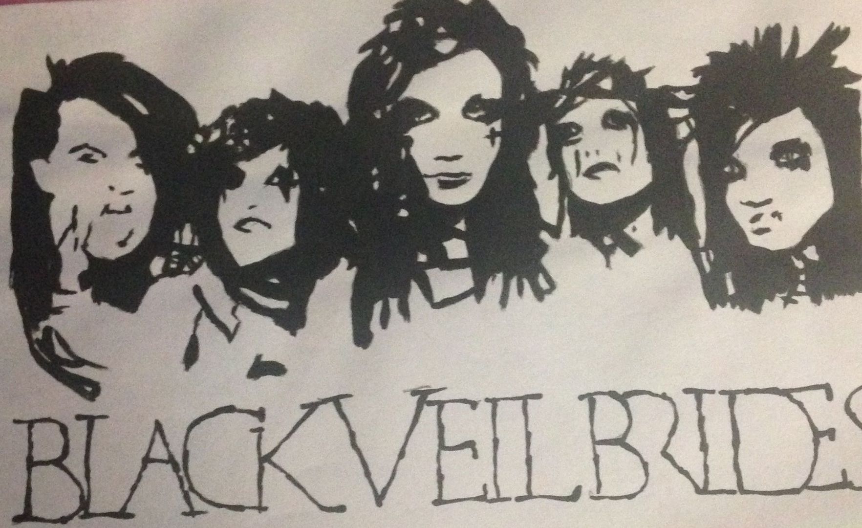 1764x1080 My Popart Drawings - Black Veil Brides Drawings