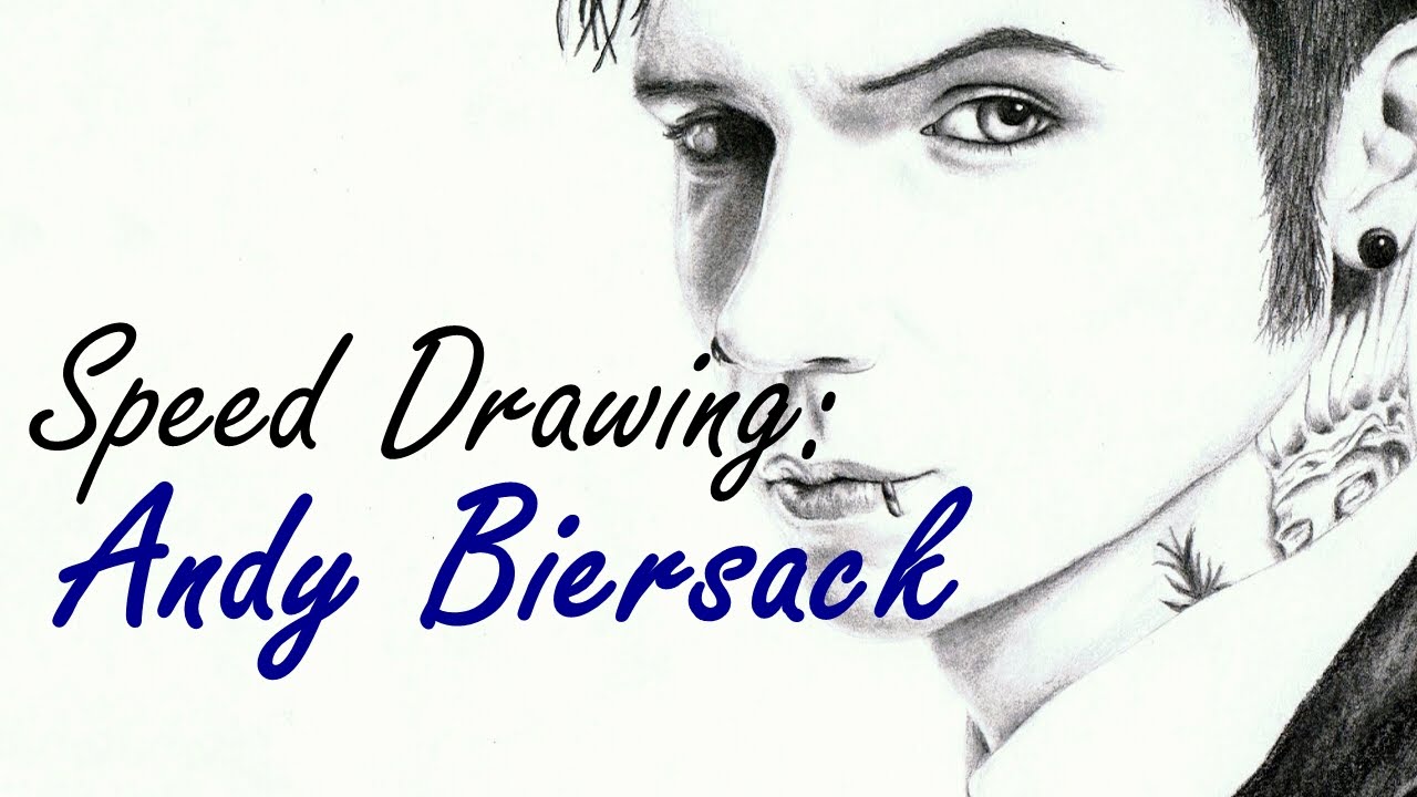 1280x720 speed drawing andy biersack black veil brides - Black Veil Brides Drawings