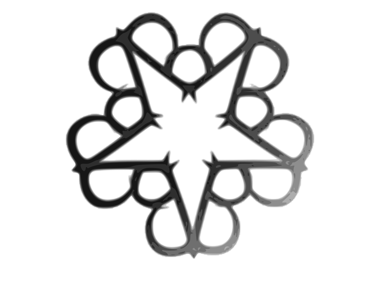1280x960 fileblack veil brides star logo - Black Veil Brides Logo How Drawing