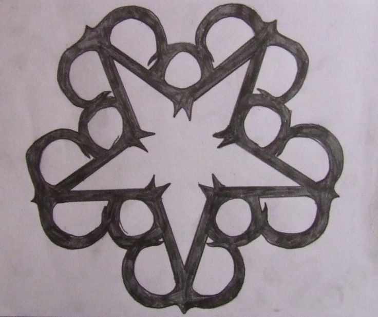 736x618  - Black Veil Brides Logo How Drawing