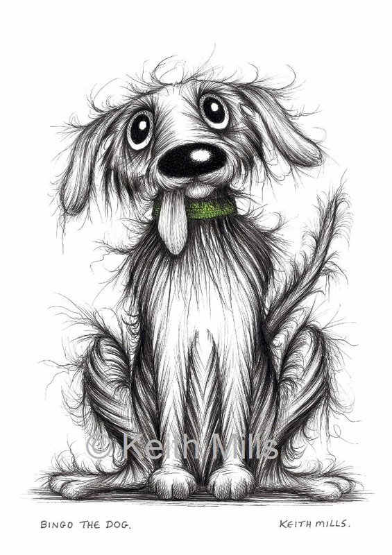 565x800 Cats And Dogs - Black White Drawing