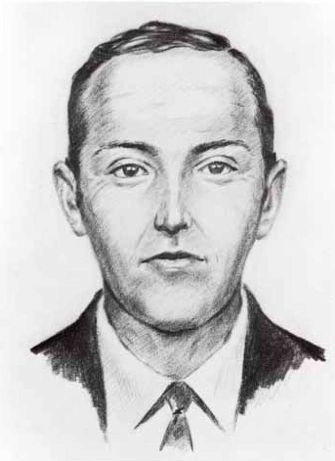 669x920 Years On The Hunt For D B Cooper Continues With A Historic - Black White Drawing
