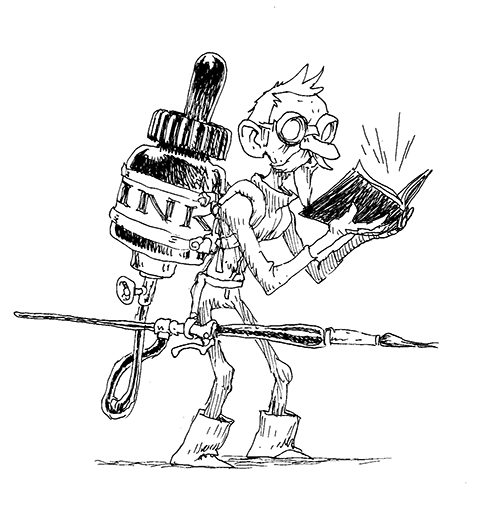 500x508 Faq Inktober - Black White Drawing