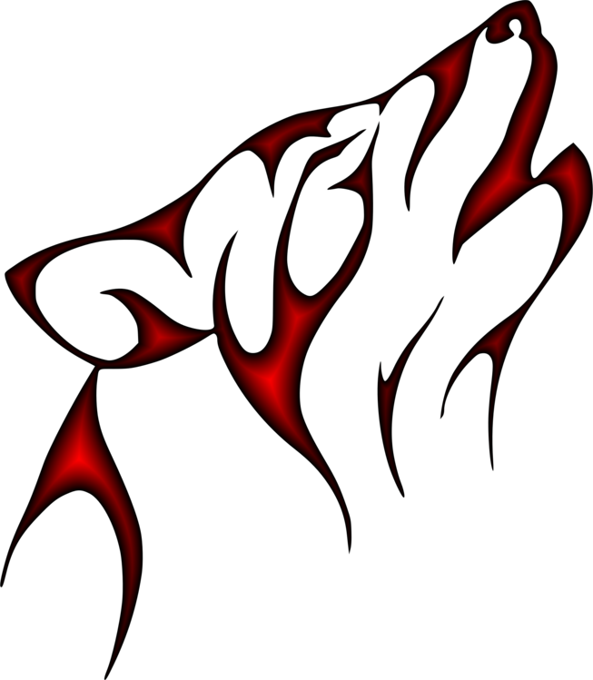 653x749 gray wolf tattoo art black wolf drawing cc0 - Black Wolf Drawing