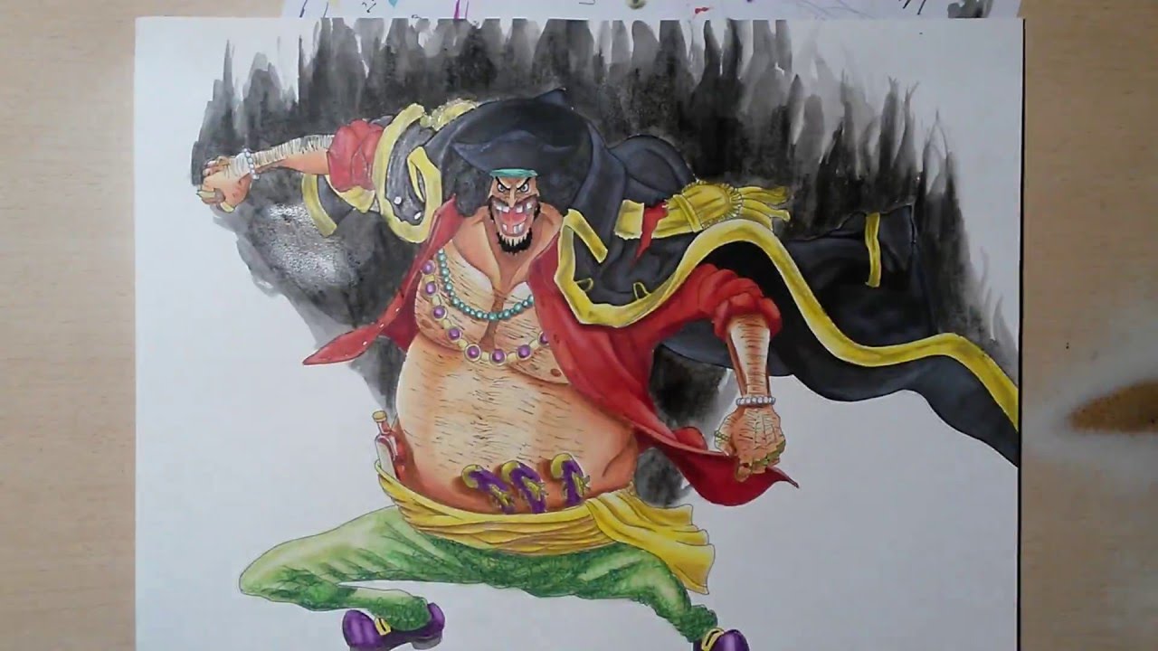 1280x720 speed drawing - Blackbeard Drawing