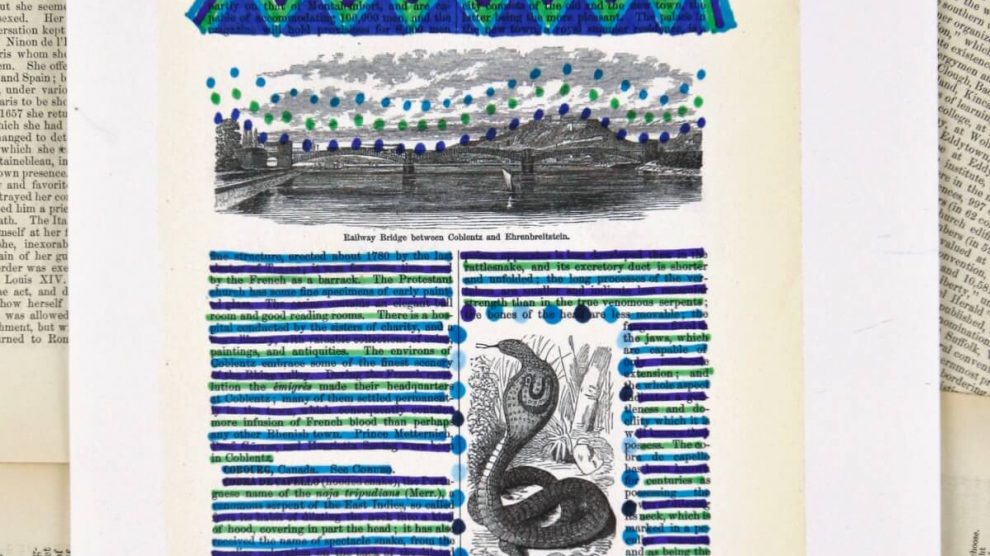 990x556 un blackout poetry drawing craftwhack - Blackout Drawing