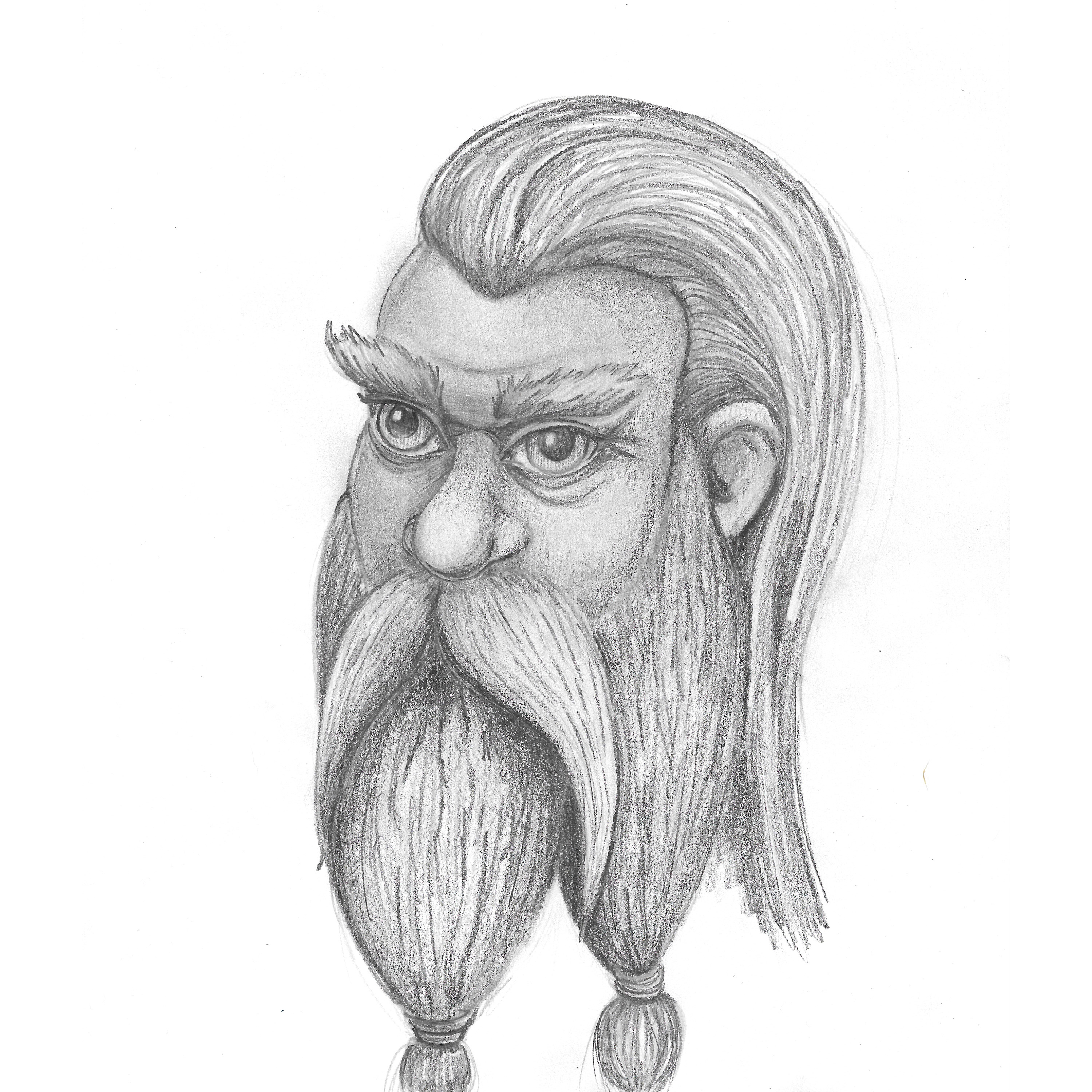 3000x3000 Sketch Daily Dwarven Blacksmith Much Needed Therapy - Blacksmith Drawing