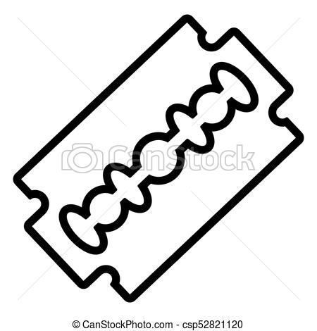 450x470 razor blade drawing - Blade Drawing