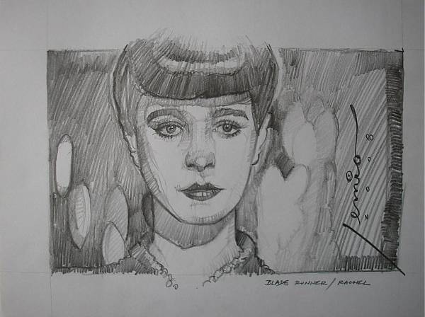 600x448 Gerardo Jemio - Blade Runner Drawing