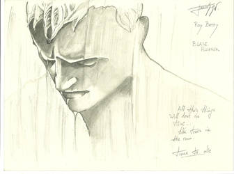 336x250 roy batty - Blade Runner Drawing