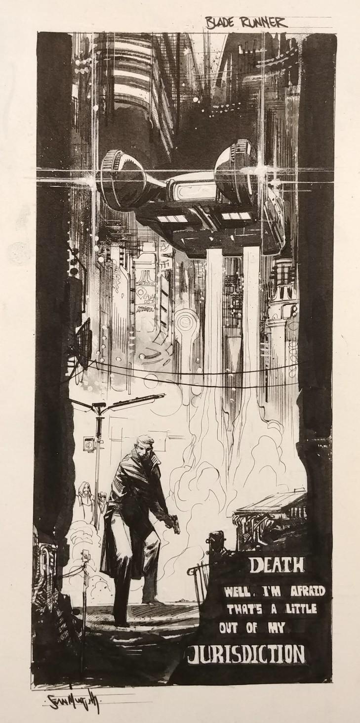 729x1462 seanmurphyart blade runner drawing - Blade Runner Drawing