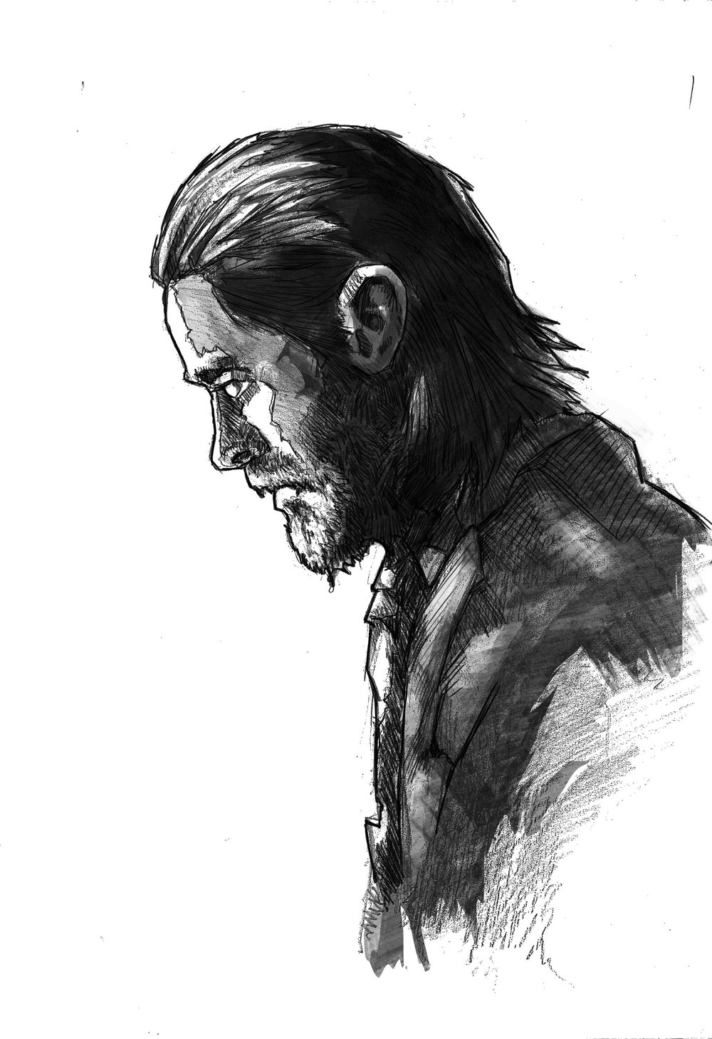 1000x1459 blade runner talenthouse entry aidan roberts illustration - Blade Runner Drawing