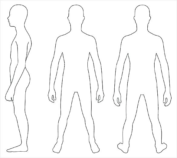 585x520 fashion illustration template design body catwalk model sketch - Blank Body Drawing