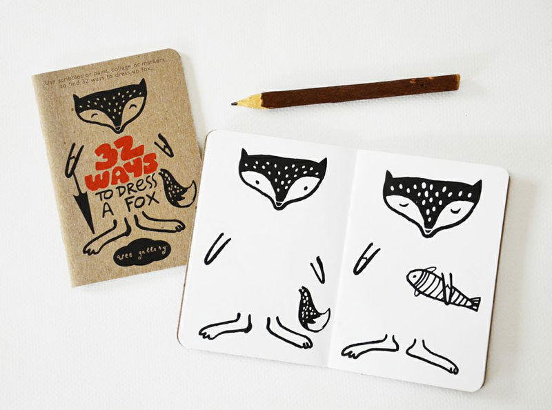 800x594 Wee Gallery's Fill In The Blanks Activity Books Let Kids Hone - Blank Drawing Book