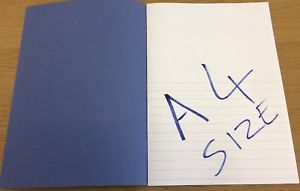 300x191 exercise book blue school half lined blank drawing writing - Blank Drawing Book