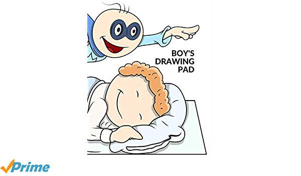 600x350 boy's drawing pad kids unlined plain blank paper notebook journal - Blank Drawing For Kids