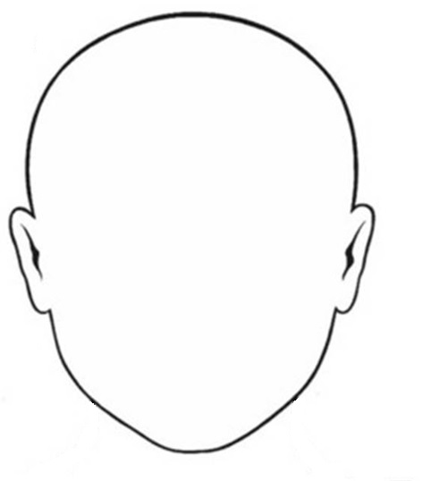 473x538 face coloring pages blank drawing at getdrawings com free - Blank Drawing For Kids