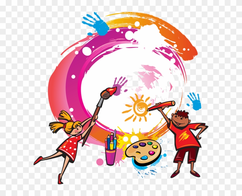 840x680 Paint Kids Painting Vector Png, Kids Painting, Painting - Blank Drawing For Kids