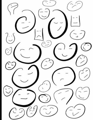 314x406 sketchbook for kids and aduts blank drawing pad, extra large - Blank Drawing For Kids