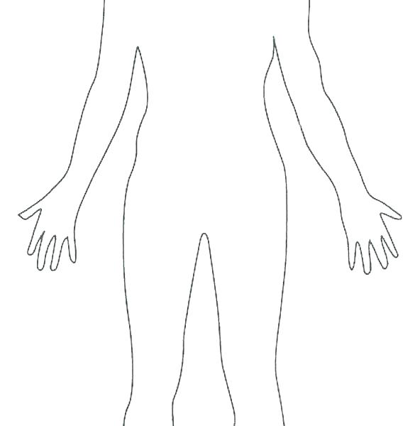 Blank Human Body Template