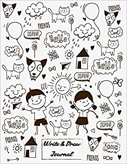 260x336 write draw journal creative writing drawing journal for kids - Blank Drawing Page