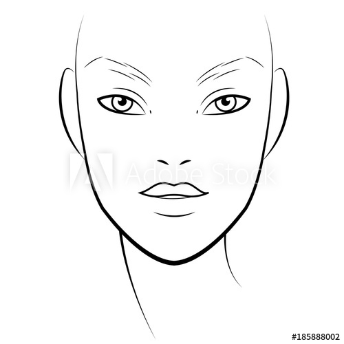 Blank Face Drawing at PaintingValley.com | Explore collection of Blank ...