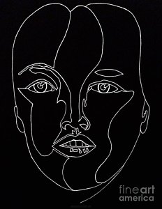 232x300 Blank Face Drawings Fine Art America - Blank Face Drawing