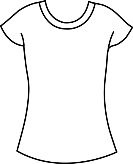 448x550 collection of free tshirt drawing download on ui ex - Blank T Shirt Drawing