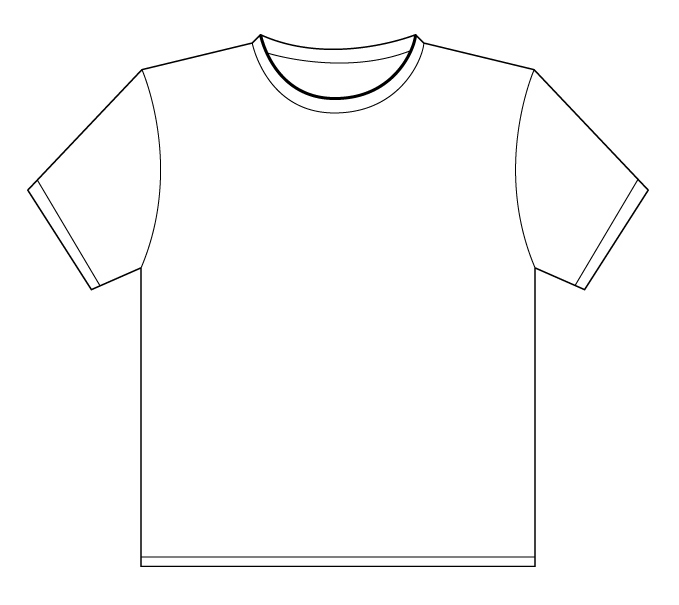 679x605 cool t shirt designs blank tshirt template - Blank T Shirt Drawing