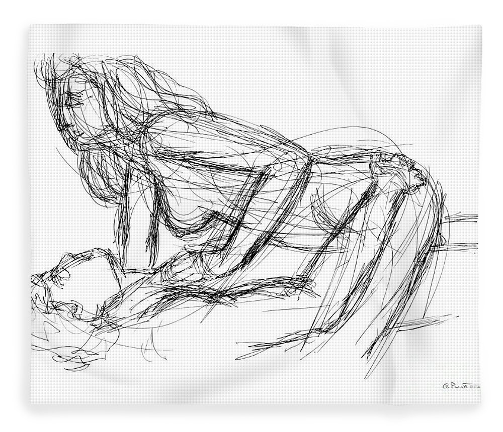 1000x860 copulation drawings fleece blanket for sale - Blanket Drawing