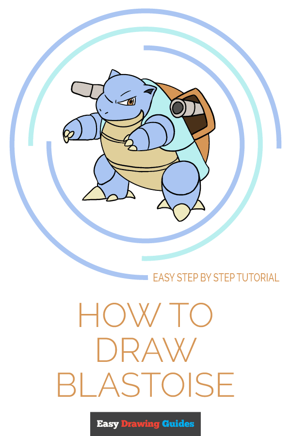 600x900 How To Draw Blastoise - Blastoise Drawing