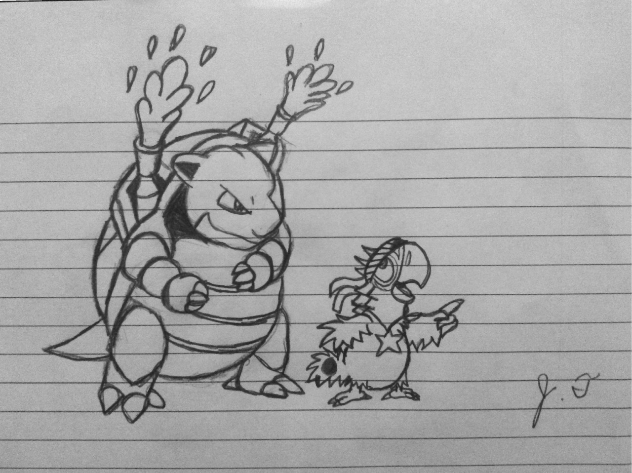 1280x958 Pokemon Drawings - Blastoise Drawing