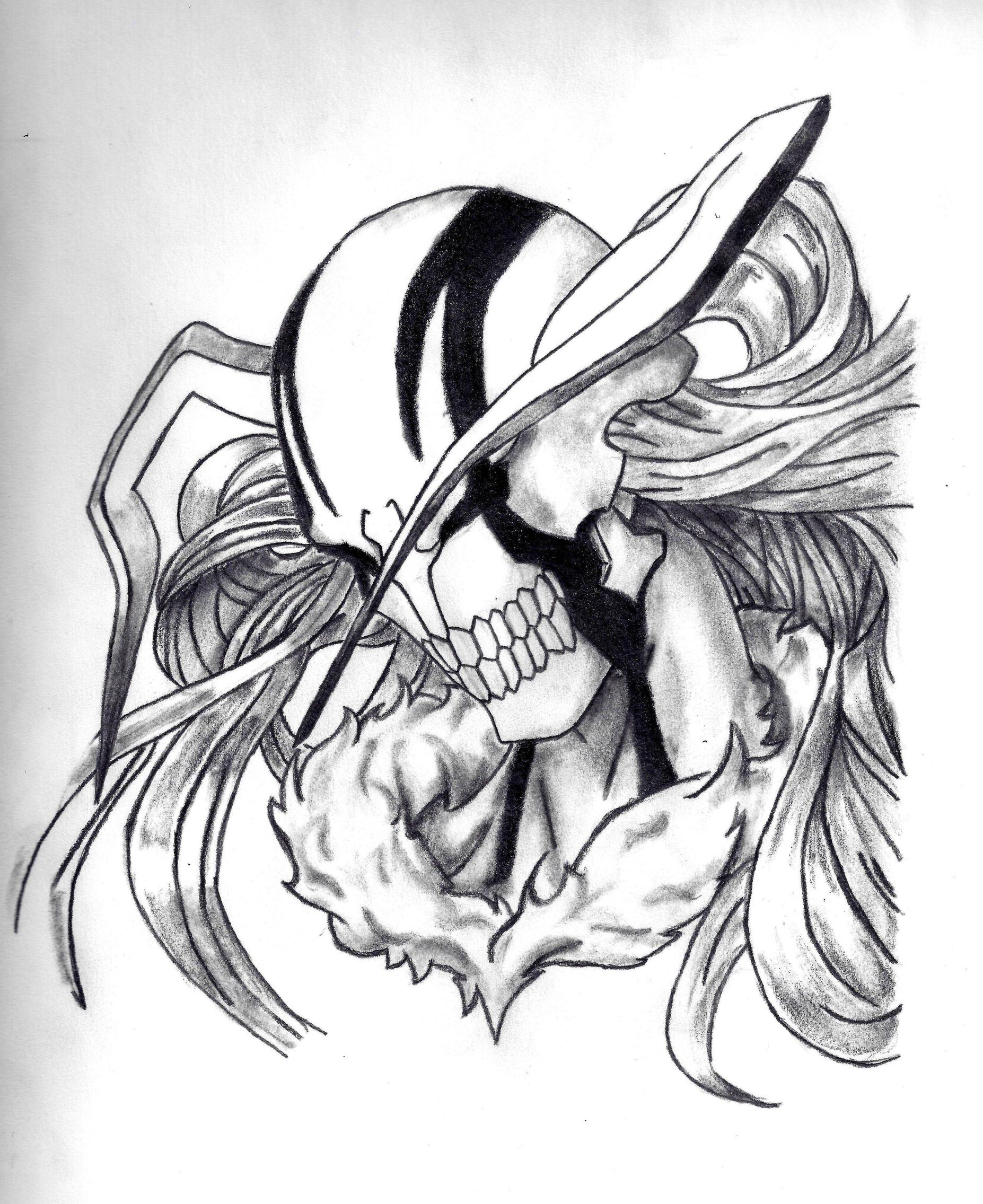 1854x2271 i did this drawing a while back decided to post here bleach - Bleach Drawing