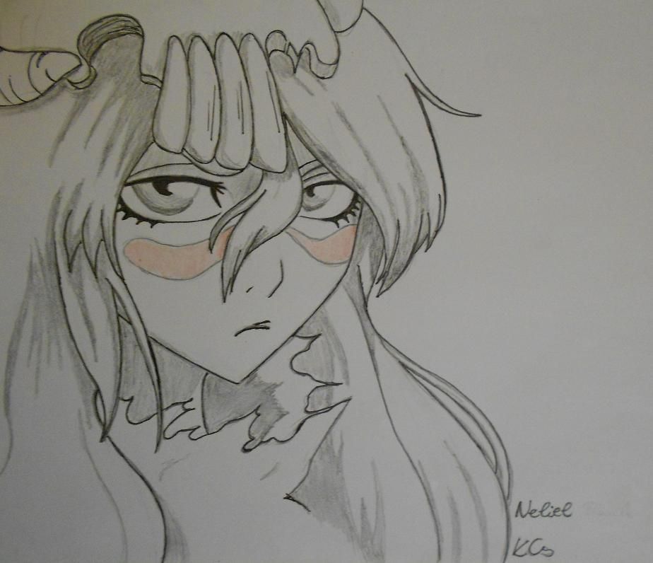 924x796 my drawing, neliel from bleach art - Bleach Drawing