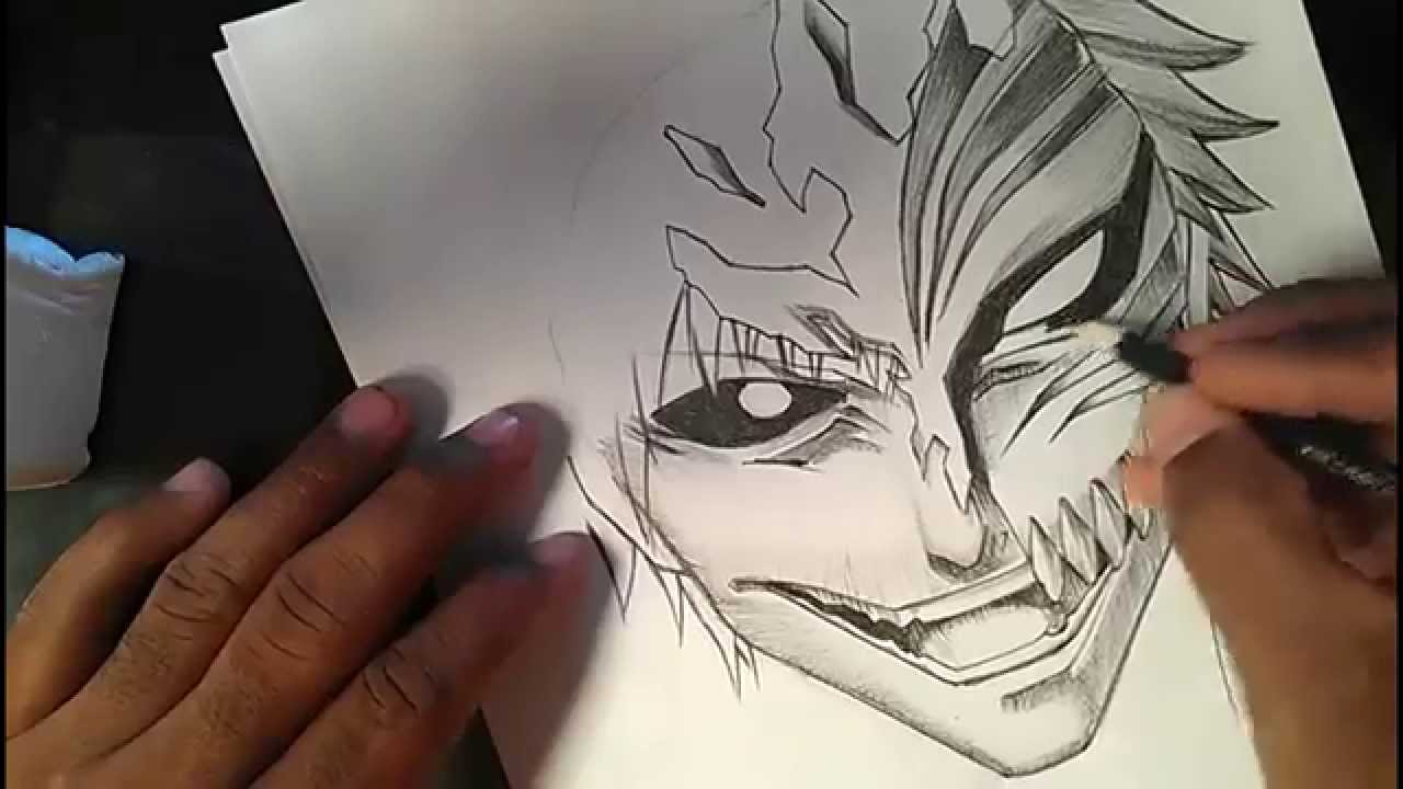 1280x720 speed drawing manga - Bleach Drawing