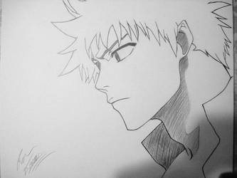 333x250 my bleach drawing ichigo - Bleach Drawing