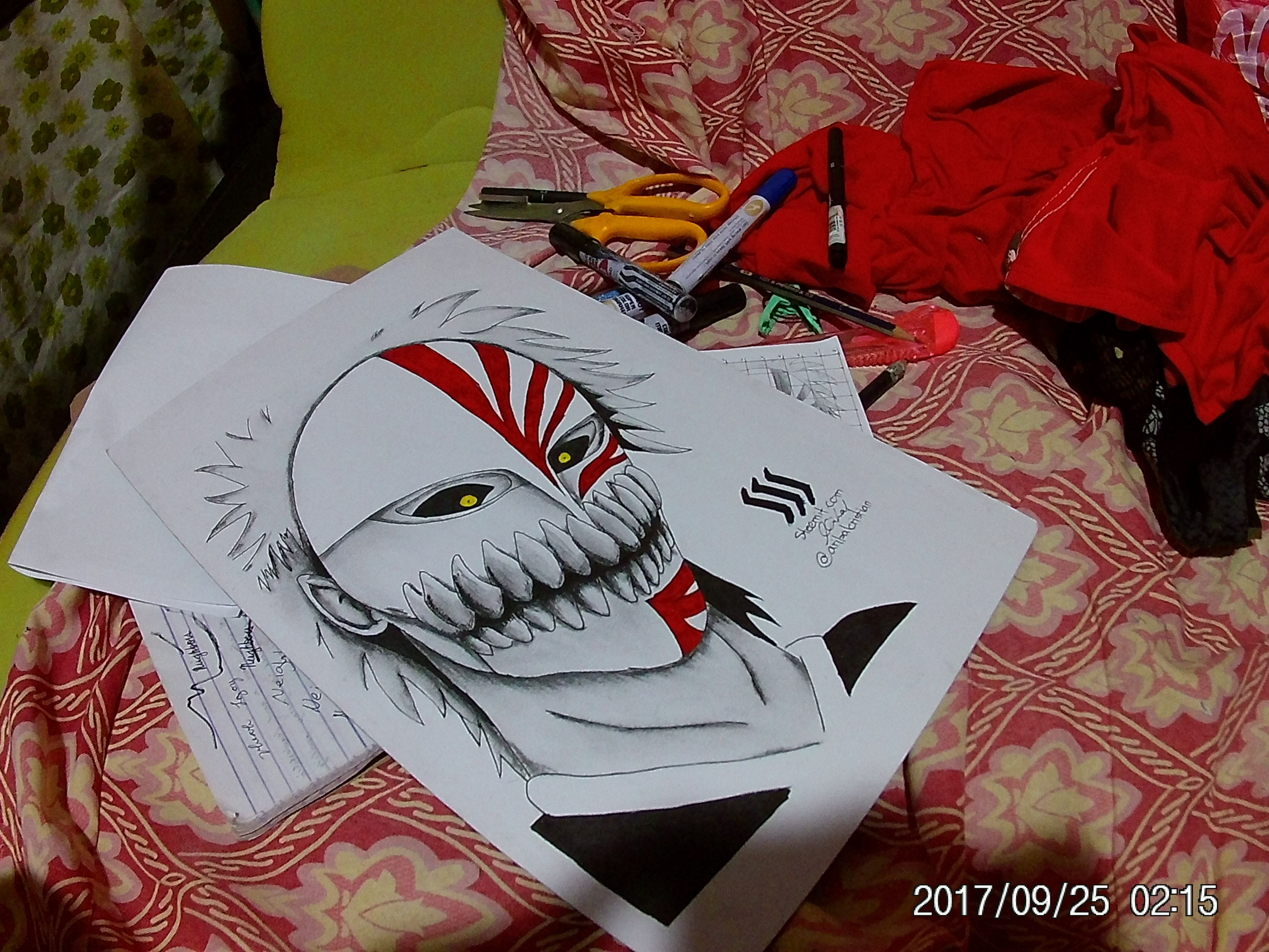 4608x3456 bleach ichigo kurosaki anime character drawing steemit - Bleach Drawing