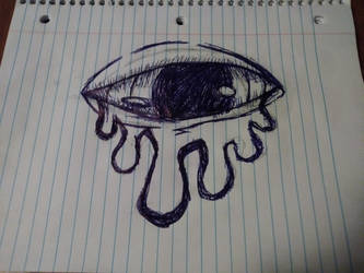 333x250 bleeding eye - Bleeding Eye Drawing